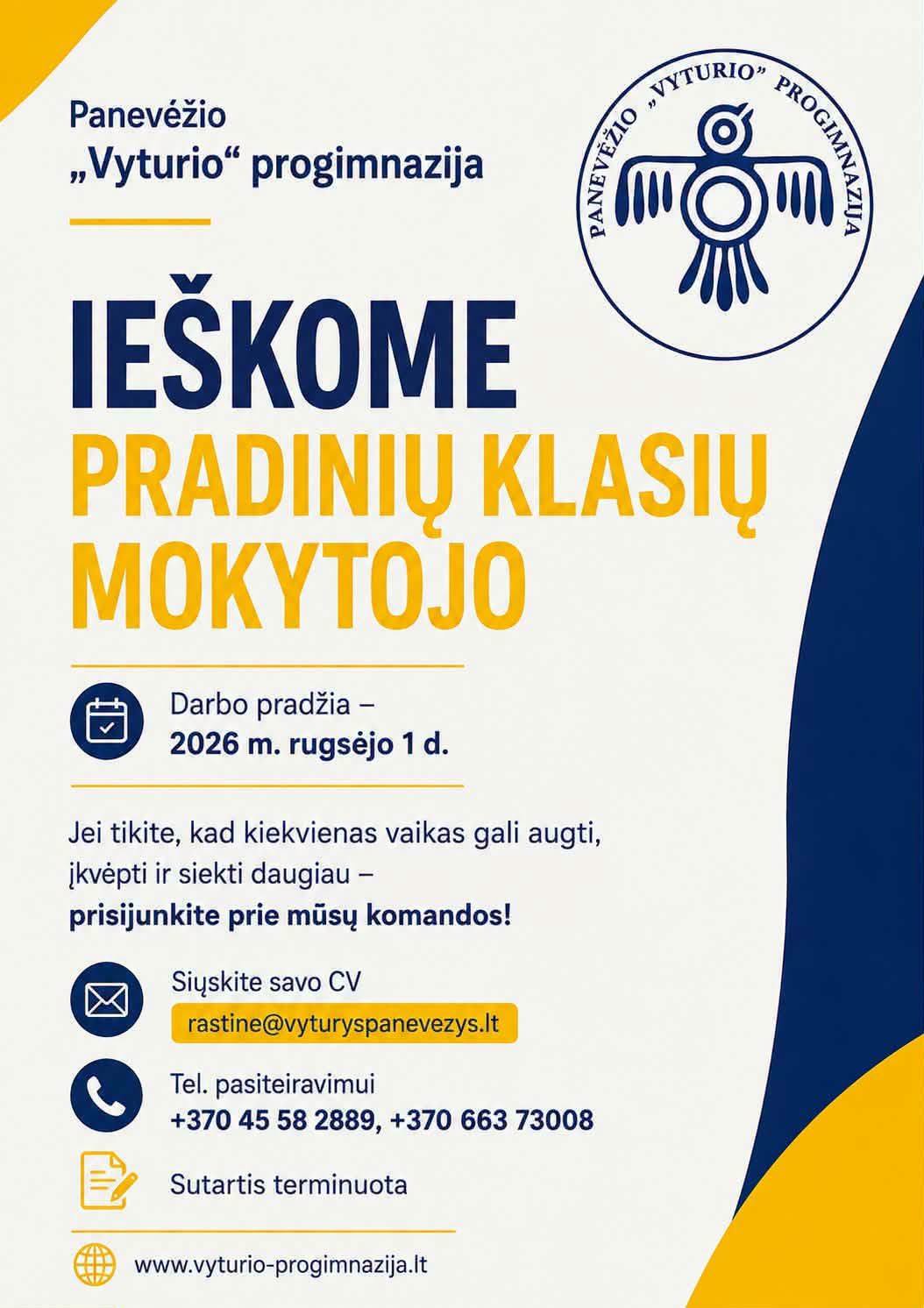 Ieškome