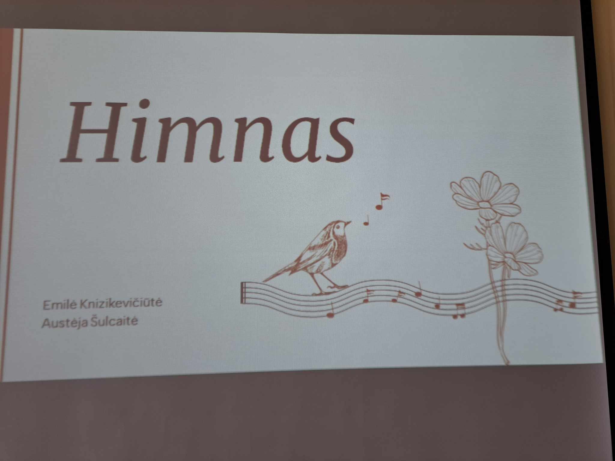 8c klasės mokinių mažasis projektinis darbas pažinimo ir kultūrinei kompetencijai ugdyti(s).